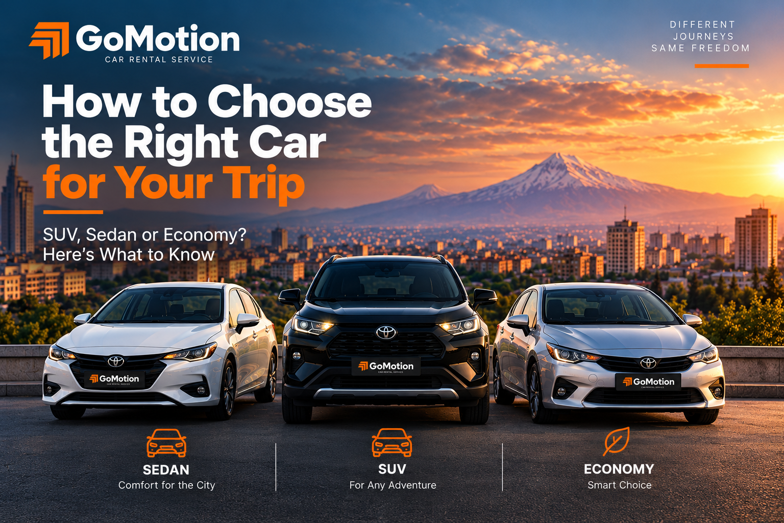 How to Choose a Rental Car in Armenia | GoMotion